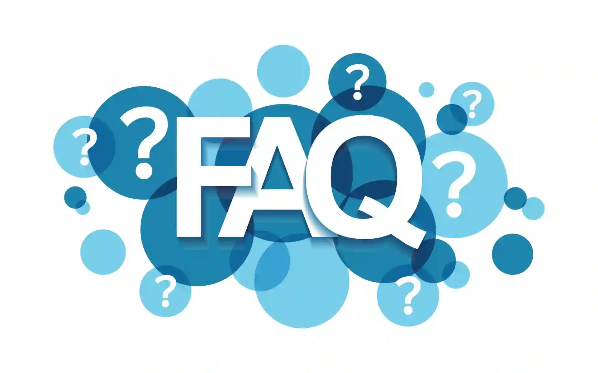 Question mark illustration representing frequently asked questions about EVA cases