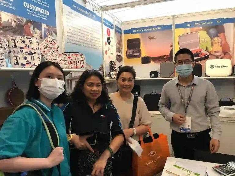 Gaoda EVA booth at 2024 Hong Kong Electronics Fair (Spring Edition)