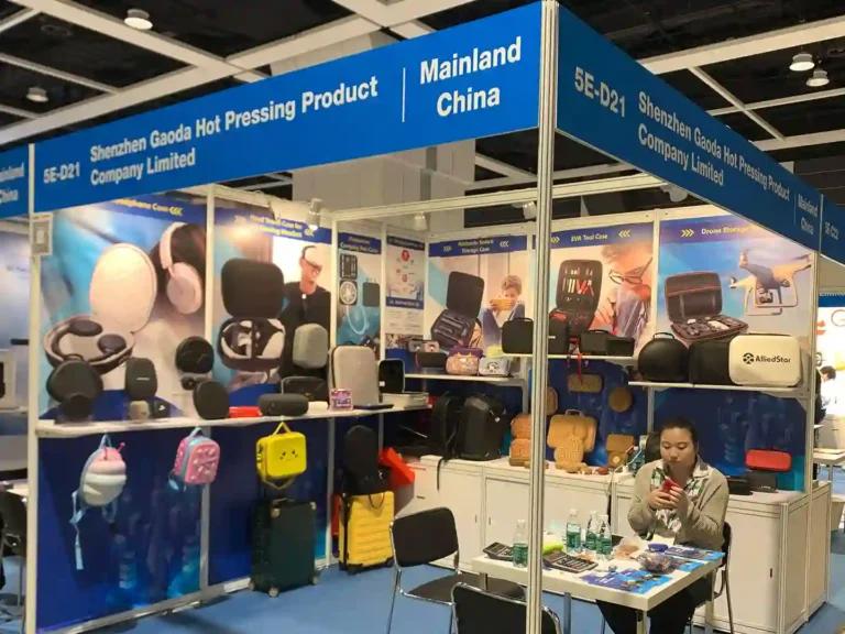 Gaoda EVA booth at 2025 Hong Kong Electronics Fair (Spring Edition)