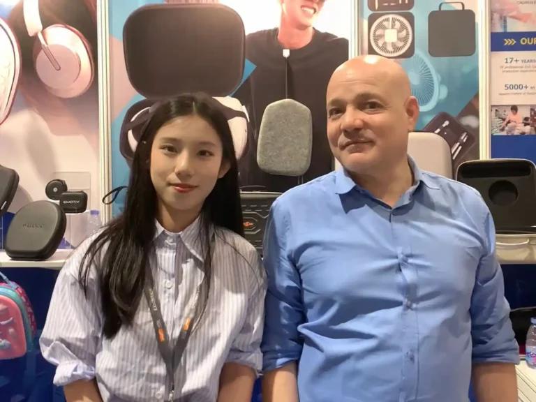Gaoda EVA booth at 2025 Hong Kong Electronics Fair (Spring Edition)