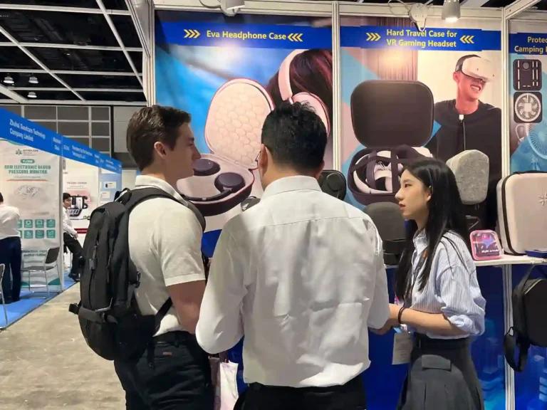 Gaoda EVA booth at 2025 Hong Kong Electronics Fair (Spring Edition)
