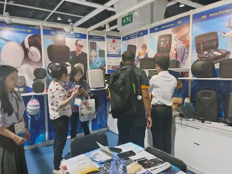 Gaoda EVA booth at 2025 Hong Kong Electronics Fair (Spring Edition)