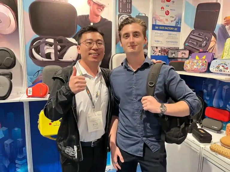 Gaoda EVA booth at 2025 Hong Kong Electronics Fair (Spring Edition)