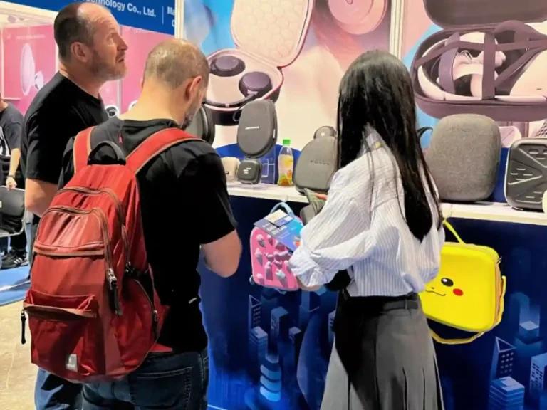 Gaoda EVA booth at 2025 Hong Kong Electronics Fair (Spring Edition)