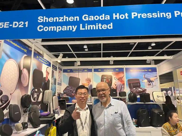 Gaoda EVA booth at 2025 Hong Kong Electronics Fair (Spring Edition)